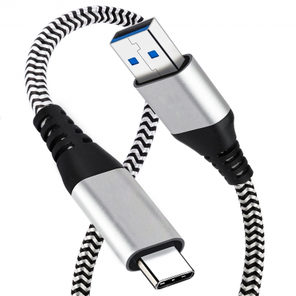 USB C to USB A 10Gbps cable -- Braided 